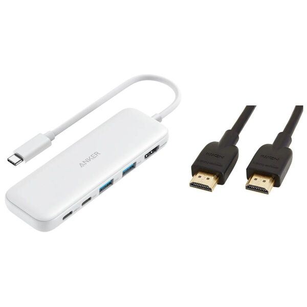 価格相談不可☆Anker 332 USB-C ハブ (5-in-1) HDMIケーブルセット
