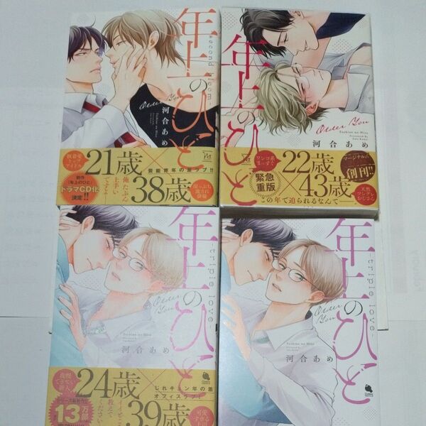 年上のひと 河合あめ 3冊セット
