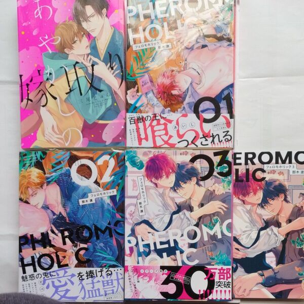 フェロモホリック3冊セット 那木渡 3巻の小冊子付き