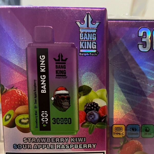BANGKING 3万 strawberry kiwi and sour Apple raspberry 2フレーバー付 交換可能