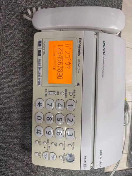 Panasonic デジタル電話 KX-PW320-W