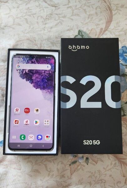 Galaxy S20 5G SC-51A 6.2インチ メモリー12GB ストレージ128GB Cloud White ドコモ