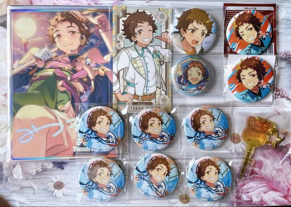 あんスタ★Ra*bits 天満光★缶バッジ、虹色ポートレート、アルカナ、クリアキーチャーム★まとめ売り