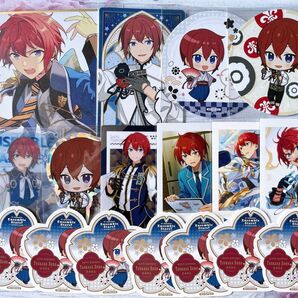 あんスタ★Knights 朱桜司★色紙、アルカナ、ぱしゃこれ、ぱしゃっつ、9周年、アニメイトカフェ コラボ購入特典ステッカー