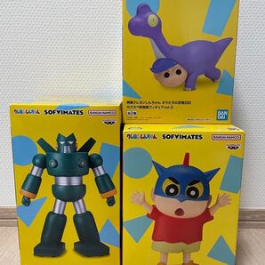 クレヨンしんちゃん おおきなSOFVIMATES カンタム・ロボ カスカベ防衛隊 野原しんのすけ フィギュア