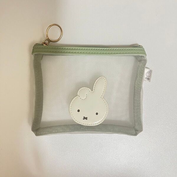 miffy ミッフィー ダーン メッシュ フラットポーチ
