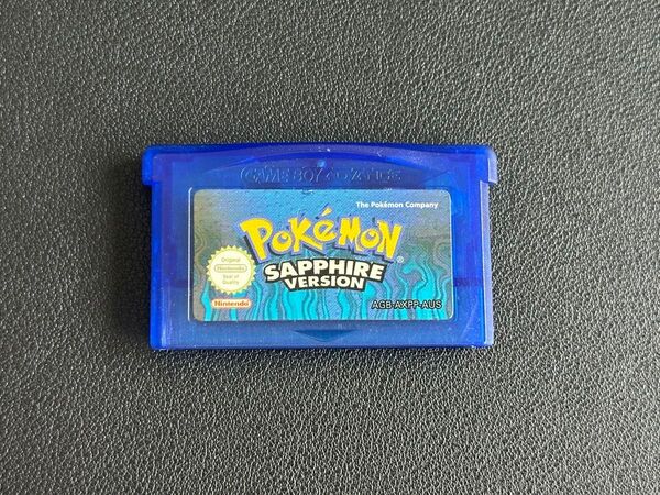 【希少品】任天堂 ポケットモンスター サファイア 豪州版 ポケモン GBA