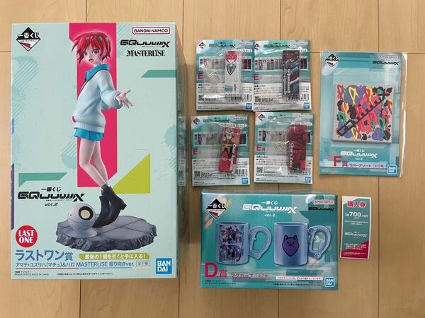 一番くじ 機動戦士Gundam GQuuuuuuXジークアクス vol.2 ラストワン ユズリハ セット