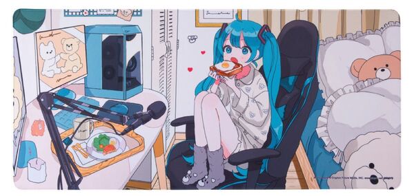 初音ミクコラボゲーミングマウスパッド M700 ツクモ サーマルテイク 未開封