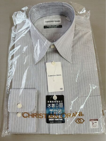 ★新品特価★【長袖】CHRISTINA ORANI レギュラーカラーストライプシャツS37-82 〔スーパーイージーアイロン〕