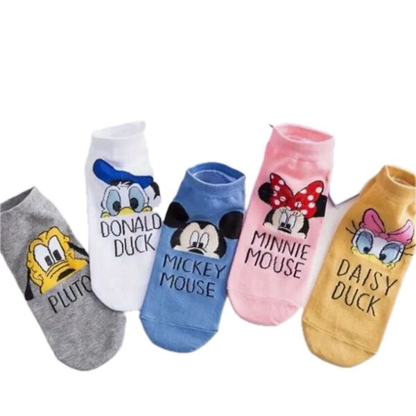 ディズニー キャラクターソックス 5足セット