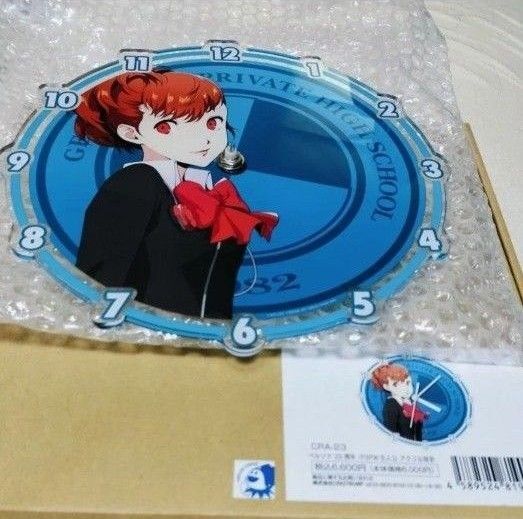 新品 未使用 ペルソナ25周年 ペルソナ 25th ペルソナ3 PSP 主人公 ハム子 アクリル 時計