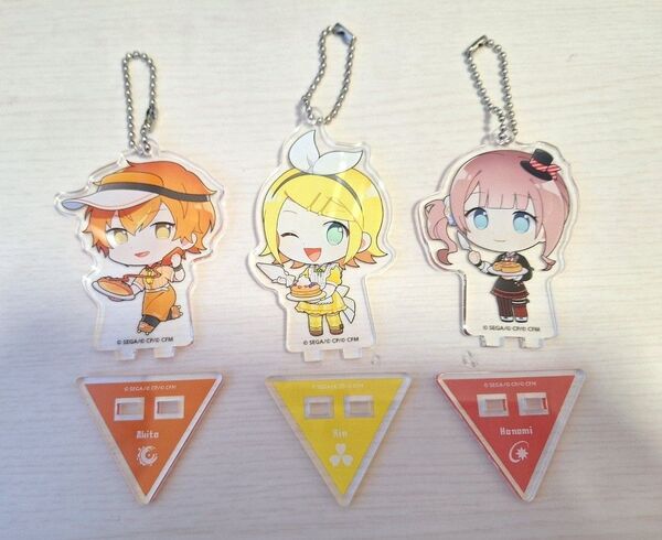 プロセカ アクリルスタンド まとめ売り 東雲彰人 鏡音リン 望月穂波 アニメイトカフェ キーホルダー