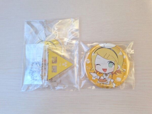 プロセカ 鏡音リン アクリルスタンド 缶バッジ セット アニメイトカフェ