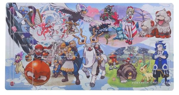 【新品・未開封】ポケモンセンターオリジナル ポケモンカードゲーム ラバープレイマット HISUI DAYS