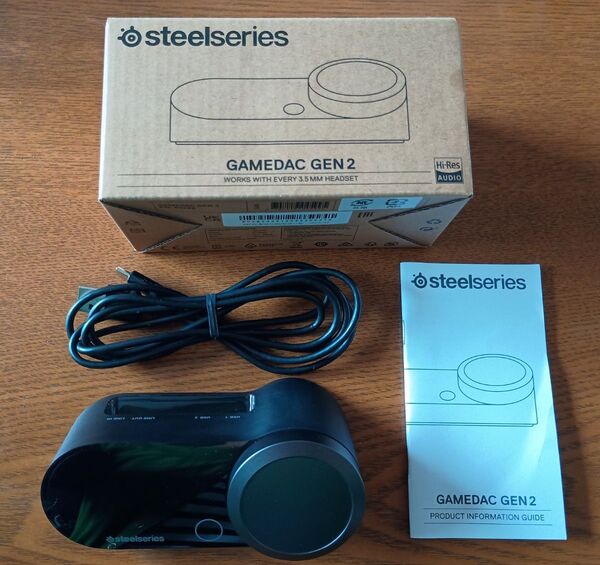 SteelSeries GameDAC Gen 2 有線 ミックスアンプ PS5 PS4 PC ゲーミングヘッドセット用
