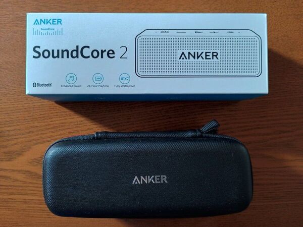 Anker SoundCore 2 Bluetoothスピーカー ブラック & 専用ケース