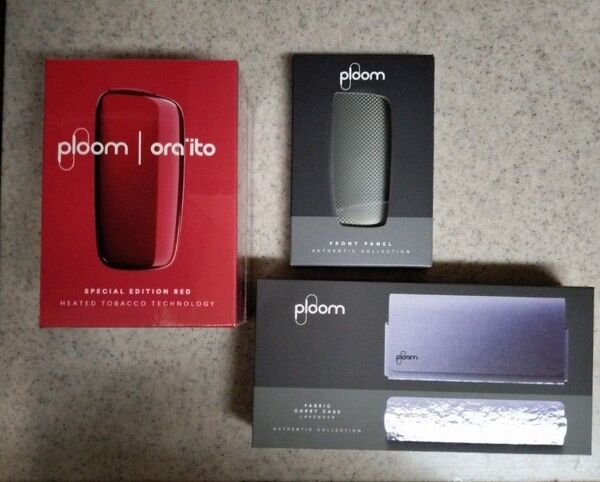 Ploom X ADVANCED スターターキット <Ora Ito Red> &純正ケース& パネル3点セット