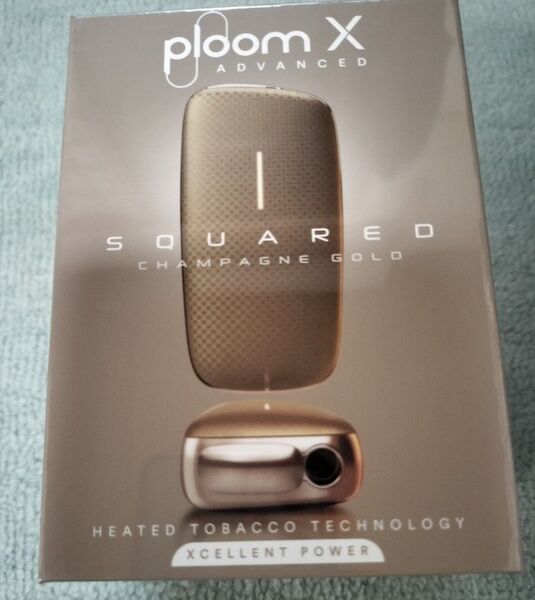 プルームエックス アドバンスド (Ploom X ADVANCED) スターターキット <スクエアド ゴールド> 加熱式タバコ