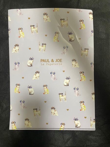 PAUL & JOE クリアファイル A4 猫柄