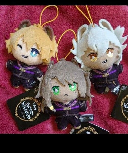 ツイステ サバナクロー寮 レオナ ラギー ジャック EXマスコット 式典服 ぬいぐるみ セット