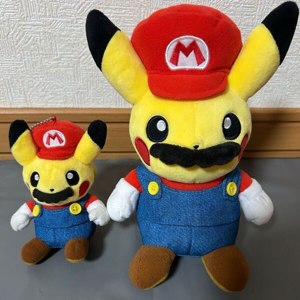 ポケモンセンター マリオピカチュウ ぬいぐるみ