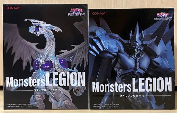 遊戯王 スターダストドラゴン オベリスクの巨神兵 フィギュア 2体セット