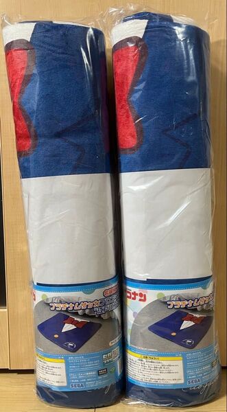名探偵コナン プラチナムザッカ フロアマット 江戸川コナン 2点セット