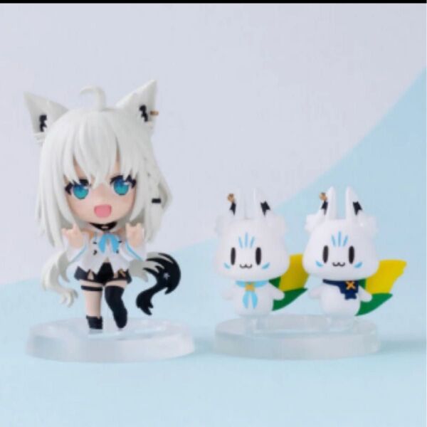 ①ホロライブ デフォルメコレクション フィギュア 白上フブキ すこん部