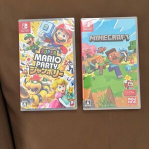 2個セット 新品未開封 Nintendo Switch スーパーマリオパーティジャンボリー&Minecraft