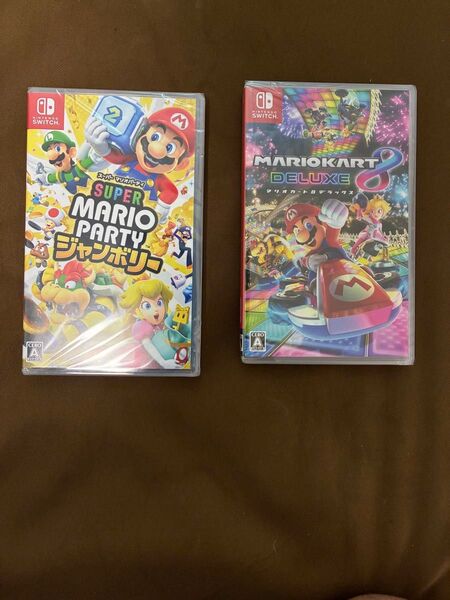 2個セット 新品未開封 スーパーマリオパーティジャンボリー マリオカート8デラックス Switch
