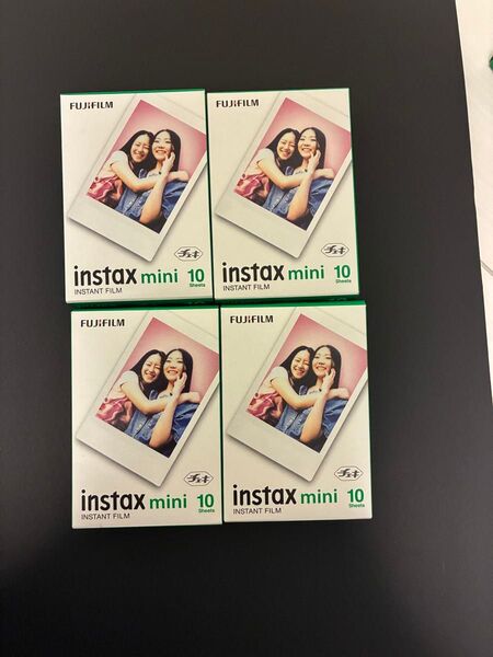 【4箱セット】FUJIFILM instax mini チェキフィルム40枚