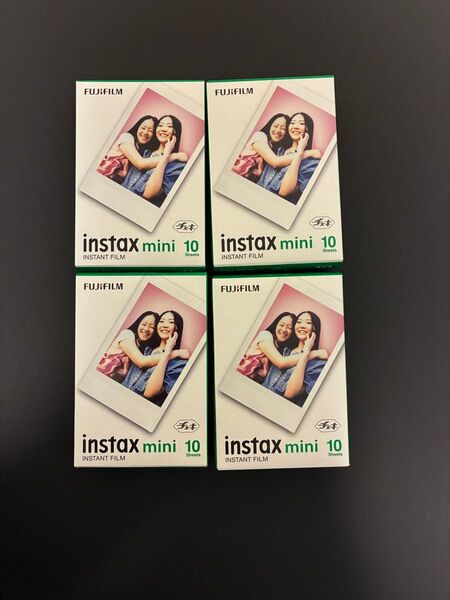 【4個セット】FUJIFILM instax mini チェキフィルム 40枚