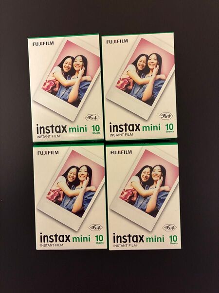 【4箱セット】FUJIFILM instax mini チェキフィルム40枚