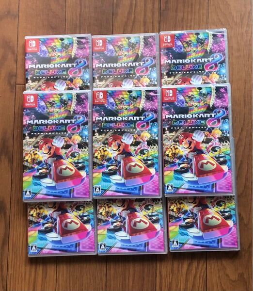 マリオカート8 デラックス Switch 9本セット 新品未使用 シュリンク付き