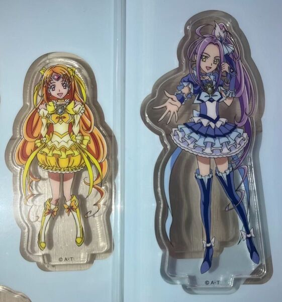 全プリキュア展限定 アクリルジオラマ スイートプリキュア♪ キュアビート キュアミューズ 追加戦士