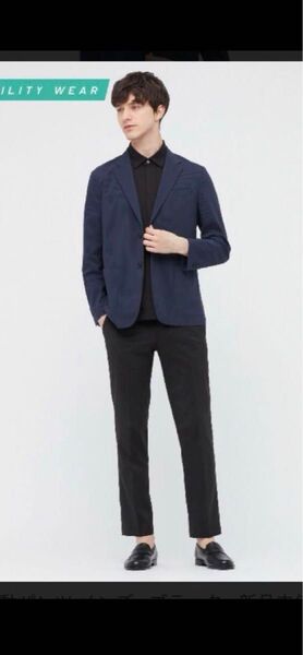 UNIQLO 感動パンツ ユニクロ ウエスト79センチ 黒 紺