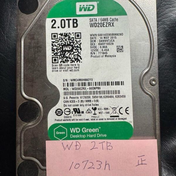 格安 WD 3.5インチ HDD 2TB