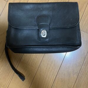 COACH オールドコーチ レザーバッグ ブラック