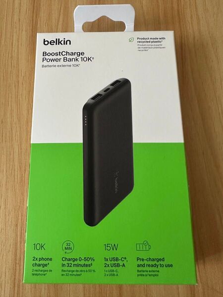 belkin ベルキン モバイルバッテリー 新品未使用10,000mAh
