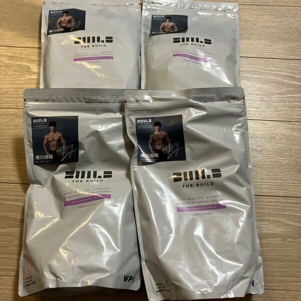 4つセットWPI ザビルド ストロベリー&ミルク風味 900g アルプロン