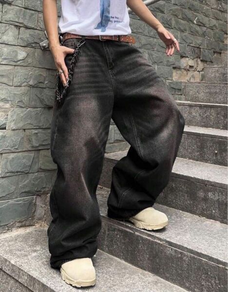 バギーデニム 地底人 London Denim menes似
