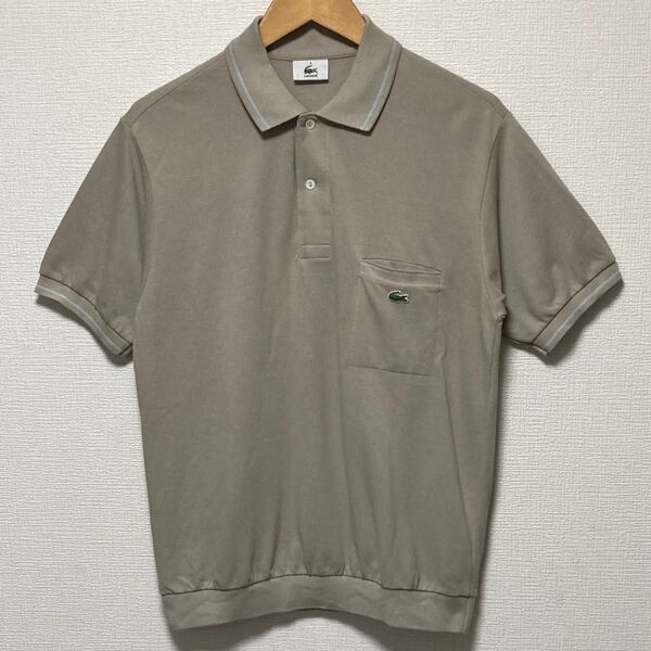 80s LACOSTE ポロシャツ ラコステ ヴィンテージ 大沢商会 文字ワニ Y2K