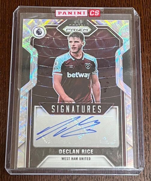 Declan Rice 直筆サインカード Panini Prizm 2020-21