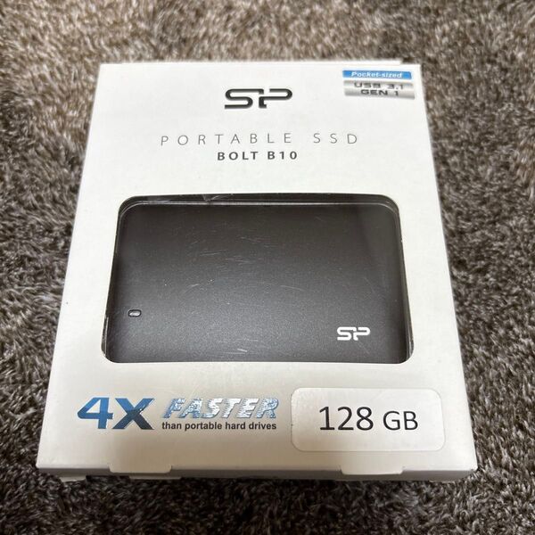 【新品】シリコンパワー USB3.0ポータブルSSD SP128GBPSDB10SBK 128GB