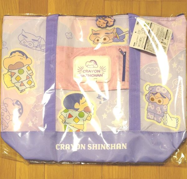 【クレヨンしんちゃん-しんちゃん&ぶりぶりざえもん-】保温 保冷 多機能BIGトートバッグ エコバッグ