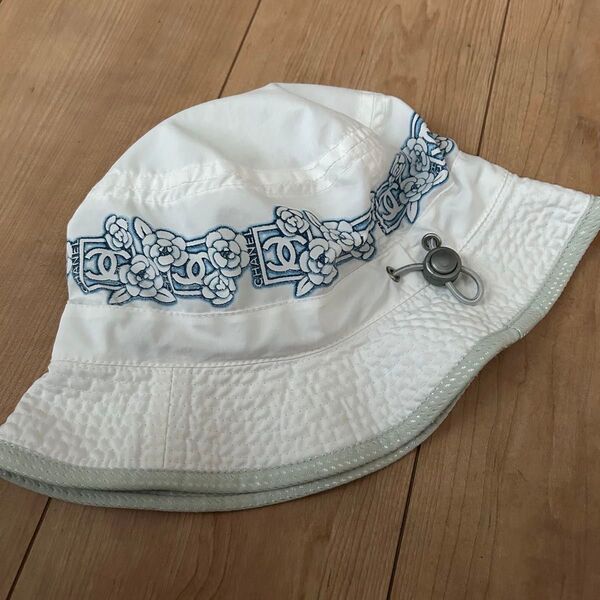 CHANEL★激レア スポーツライン カメリア バケットハット 美品 帽子