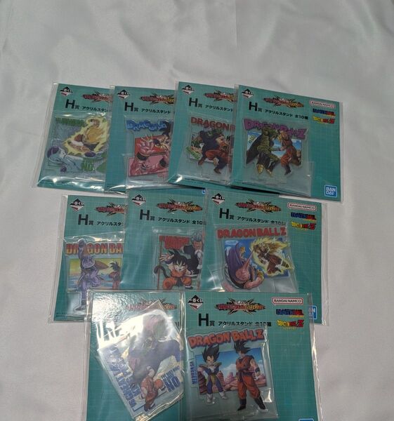 一番くじ ドラゴンボール VSオムニバスCROSS H賞 下位賞セット アクスタ アクリルスタンド 9種