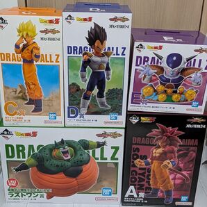 一番くじ ドラゴンボール オムニバスCROSS フィギュア 5種セミコンプ A賞C賞D賞E賞 ラストワン セット 下位賞付き