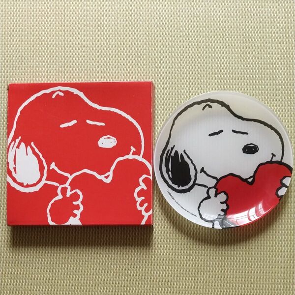 SNOOPY スヌーピー ガラスプレート ローソン お皿